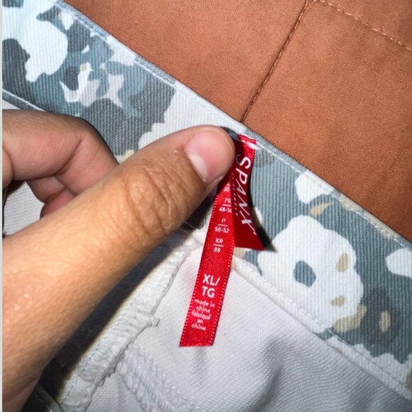 SPANX Camo High Rise Jean-ish Ankle Leggings Women’s Size XL - Picture 6 of 13